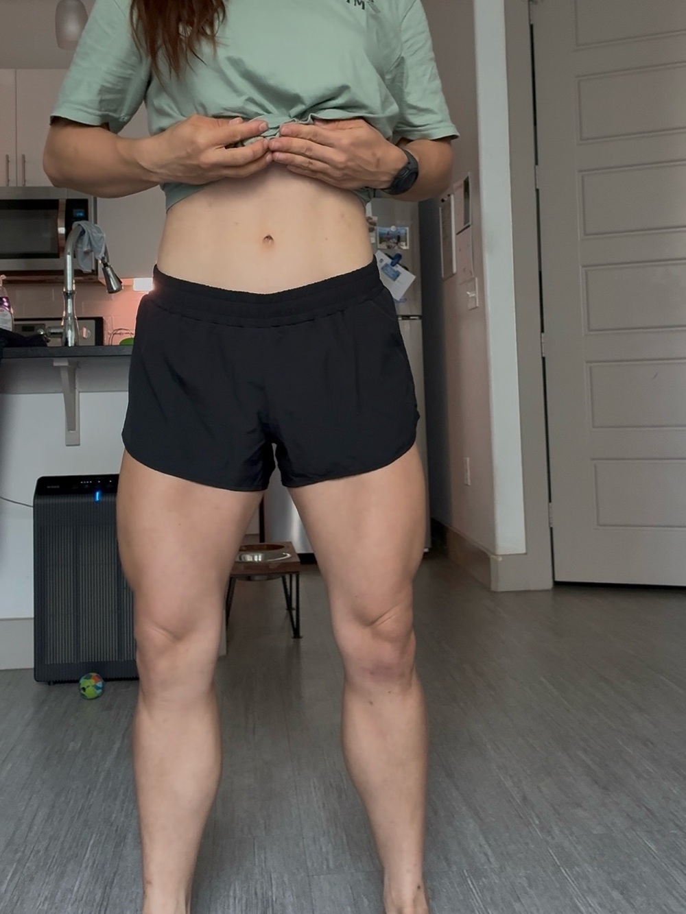 EUC Fleo Black Women's Athletic Shorts